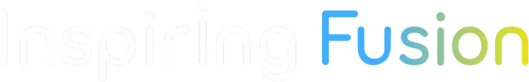 Inspiring Fusion Logo White PNG